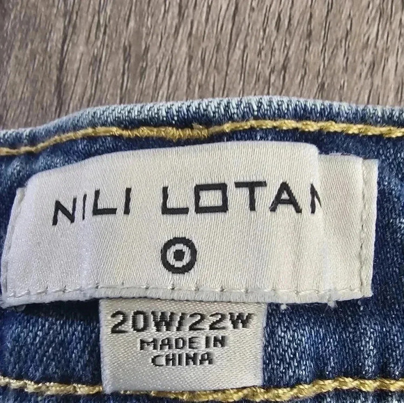 Nili Lotan‎ for Target High Rise Flare Wide Leg Jeans Size 20W/22W - Picture 4 of 7